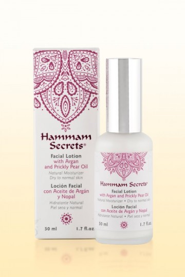 Crema facial de argan y nopal hammam secrets
